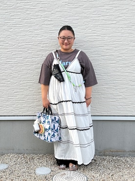 ☁︎•ꇵ͒•`s☺︎+sa*॰¨̮さん(レディース・155cm)の夏コーディネート