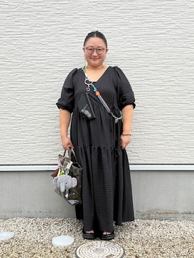 ☁︎•ꇵ͒•`s☺︎+sa*॰¨̮さん(レディース・155cm)の秋コーディネート