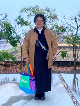 「アイテム（PC・スマホグッズ/家電）」を使った、☁︎•ꇵ͒•`s☺︎+sa*॰¨̮さん（レディース・155cm）の冬コーディネート