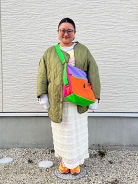 ☁︎•ꇵ͒•`s☺︎+sa*॰¨̮さん（レディース・155cm）の春コーディネート