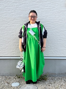 「Burner（バーナー）のアイテム」を使った、☁︎•ꇵ͒•`s☺︎+sa*॰¨̮さん（レディース・155cm）の春コーディネート