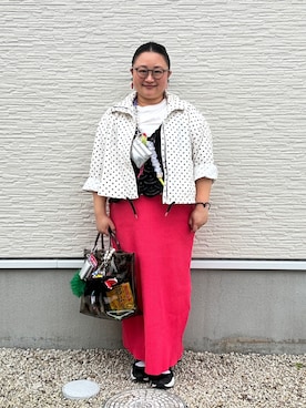☁︎•ꇵ͒•`s☺︎+sa*॰¨̮さん（レディース・155cm）の春コーディネート