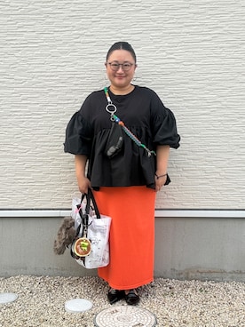 「LAKOLE（ラコレ）のアイテム」を使った、☁︎•ꇵ͒•`s☺︎+sa*॰¨̮さん（レディース・155cm）の秋コーディネート