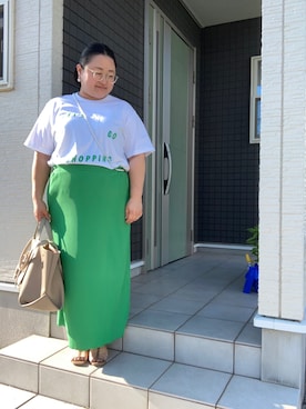 ☁︎•ꇵ͒•`s☺︎+sa*॰¨̮さん(レディース・155cm)の夏コーディネート