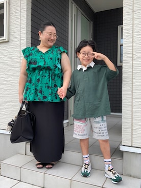 ☁︎•ꇵ͒•`s☺︎+sa*॰¨̮さん（レディース・155cm）の夏コーディネート