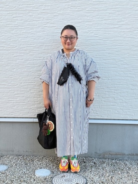 「OMNES（オムネス）のアイテム」を使った、☁︎•ꇵ͒•`s☺︎+sa*॰¨̮さん（レディース・155cm）の秋コーディネート