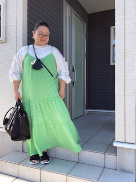 「CLETTE（クレット）のアイテム」を使った、☁︎•ꇵ͒•`s☺︎+sa*॰¨̮さん（レディース・155cm）の春コーディネート