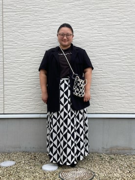 「アイテム（ヘアアクセサリー）」を使った、☁︎•ꇵ͒•`s☺︎+sa*॰¨̮さん（レディース・155cm）の秋コーディネート