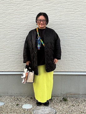 ☁︎•ꇵ͒•`s☺︎+sa*॰¨̮さん（レディース・155cm）の冬コーディネート