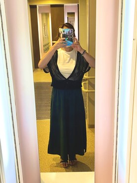 「axes femme（アクシーズファム）のアイテム（パンツ）」を使った、SOUさん（レディース・153cm）の夏コーディネート