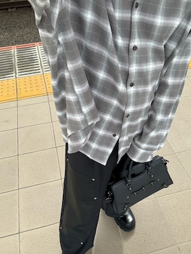 「アイテム（ハンドバッグ）」を使った、nanashiyuさん（メンズ・169cm）の秋コーディネート