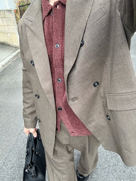 「アイテム（ハンドバッグ）」を使った、nanashiyuさん（メンズ・169cm）の秋コーディネート