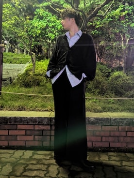 「アイテム（ピアス（片耳用））」を使った、あずきたぬきさん（メンズ・173cm）の秋コーディネート