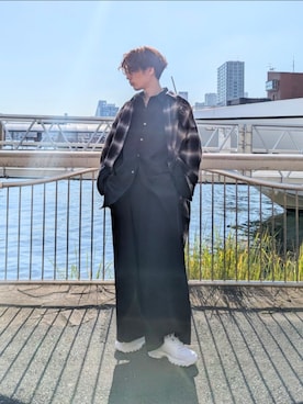 「アイテム（香水）」を使った、あずきたぬきさん（メンズ・173cm）の秋コーディネート