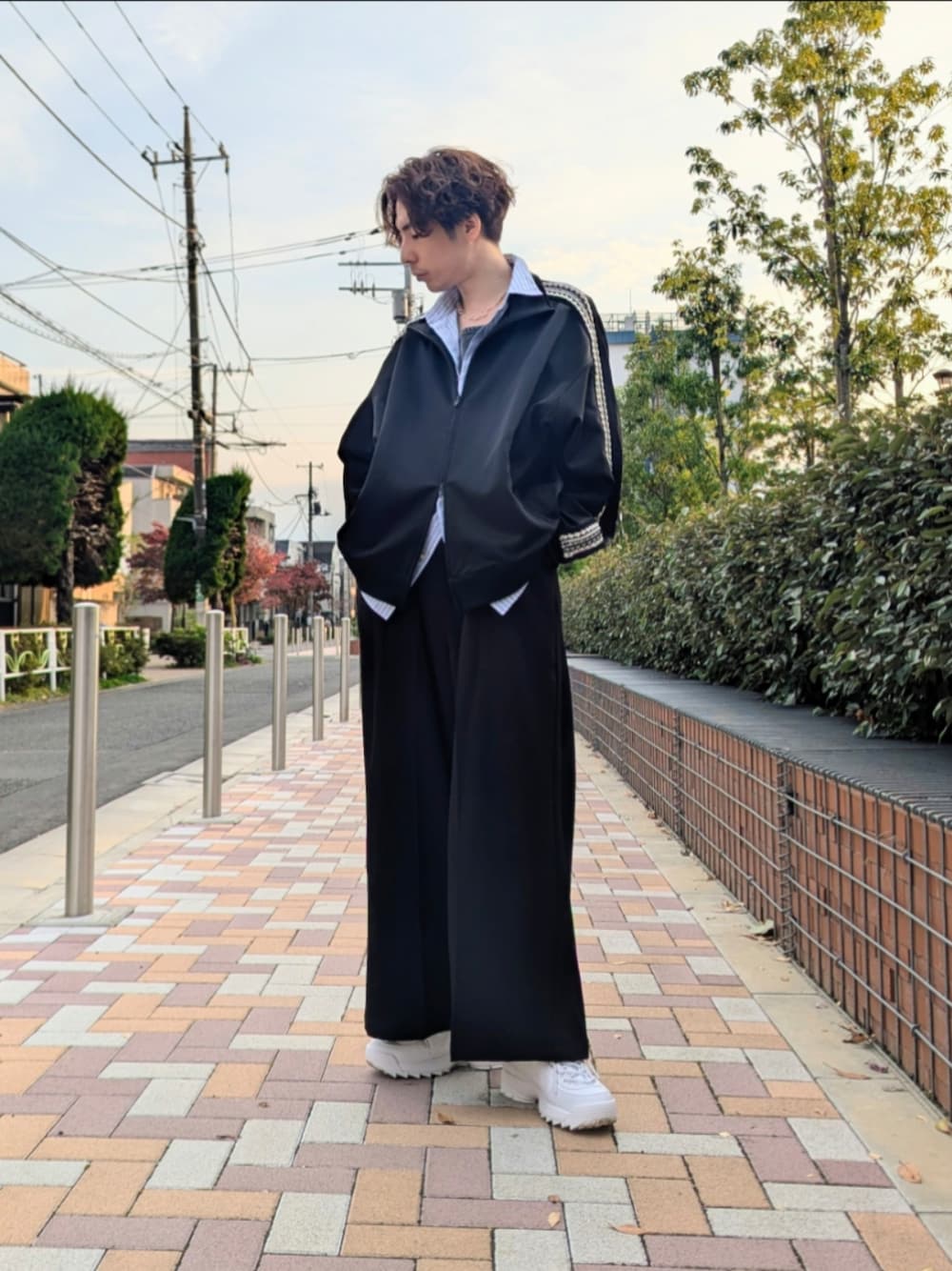 UNISEX》Prime-Over Crochet Line Track Jacket/プライムオーバー