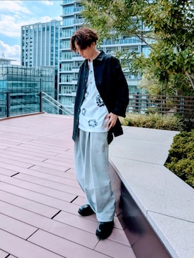 「お洒落さんとつながりたい」｜あずきたぬきさん（メンズ・173cm）の秋コーディネート