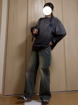 「MLB（メジャーリーグベースボール）のアイテム」を使った、mini_hanaさん（レディース・168cm）の秋コーディネート