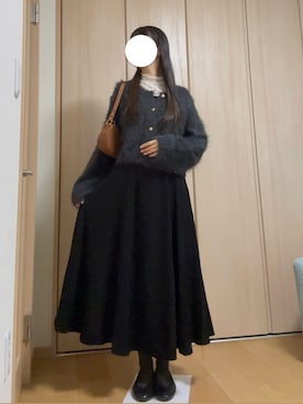 「アイテム（ワンピース/ドレス）」を使った、mini_hanaさん（レディース・168cm）の秋コーディネート