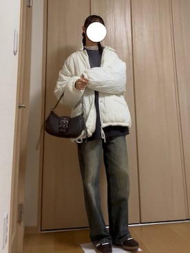 「MLB（メジャーリーグベースボール）のアイテム」を使った、mini_hanaさん（レディース・168cm）の秋コーディネート