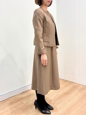 「スーツ」｜OFUON le MKさん（レディース・157cm）の秋コーディネート