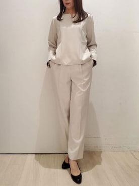 「OFUON le MK（オフオンルエムケー）のアイテム」を使った、OFUON le MKさん（レディース・163cm）の冬コーディネート