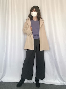 「ラベンダー」｜OFUON le MKさん（レディース・167cm）の秋コーディネート