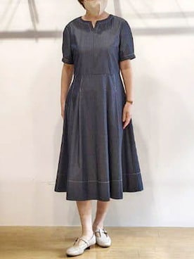 「OFUON le MK（オフオンルエムケー）のアイテム」を使った、OFUON le MKさん（レディース・162cm）の春コーディネート
