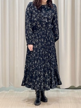 「OFUON le MK（オフオンルエムケー）のアイテム」を使った、OFUON le MKさん（レディース・153cm）の冬コーディネート