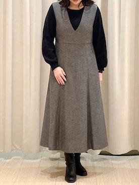 「オフィススタイル」｜OFUON le MKさん（レディース・153cm）の秋コーディネート