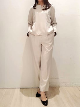 「OFUON le MK（オフオンルエムケー）のアイテム」を使った、OFUON le MKさん（レディース・164cm）の冬コーディネート