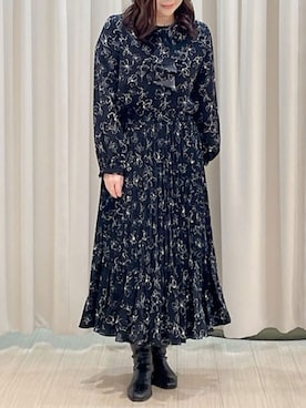 「OFUON le MK（オフオンルエムケー）のアイテム」を使った、OFUON le MKさん（レディース・153cm）の冬コーディネート