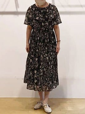 「OFUON le MK（オフオンルエムケー）のアイテム」を使った、OFUON le MKさん（レディース・162cm）の夏コーディネート