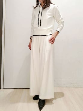 「ボウタイ」｜OFUON le MKさん（レディース・164cm）の秋コーディネート