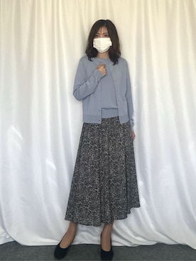 「アイテム（アンサンブル）」を使った、OFUON le MKさん（レディース・167cm）の秋コーディネート