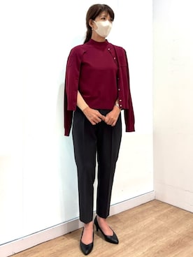 「アンサンブル」｜OFUON le MKさん（レディース・166cm）の秋コーディネート