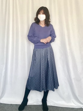 「ラベンダー」｜OFUON le MKさん（レディース・167cm）の秋コーディネート