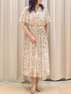 「OFUON le MK（オフオンルエムケー）のアイテム」を使った、OFUON le MKさん（レディース・153cm）の夏コーディネート