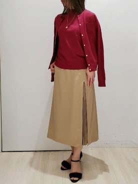 「アンサンブル」｜OFUON le MKさん（レディース・164cm）の秋コーディネート