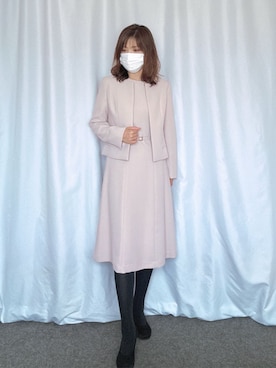 「スーツ」｜OFUON le MKさん（レディース・167cm）の秋コーディネート