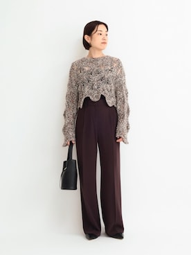 「JVAM（ジェーヴィエーエム）のアイテム」を使った、YamagiwaTOMORROWLANDさん（レディース・158cm）の秋コーディネート