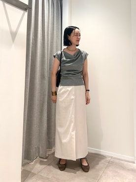 「NATURAL BEAUTY BASIC（ナチュラルビューティーベーシック）のアイテム」を使った、ikuenbbさん（レディース・161cm）の夏コーディネート