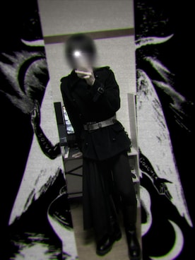 「GUCCI（グッチ）のアイテム」を使った、黒い箱さん（メンズ・164cm）の春コーディネート