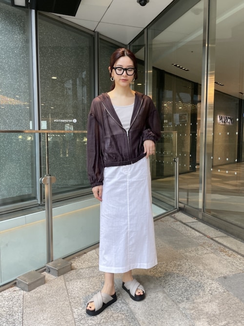three dots(スリー ドッツ) パーカー シャイニー シャツジップアップ three dots(スリー ドッツ) パーカー シャイニー シャツジップアップ