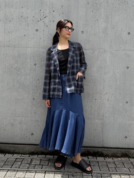 「three dots（スリードッツ）のアイテム」を使った、three dots Officialさん（レディース・168cm）の夏コーディネート