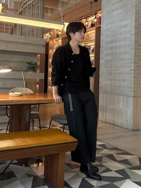 「stein（シュタイン）のアイテム」を使った、NAGI｜低身長×骨ストさん（メンズ・164cm）の秋コーディネート
