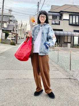 「アイテム（その他シューズ）」を使った、hkmdさん（レディース・173cm）の秋コーディネート