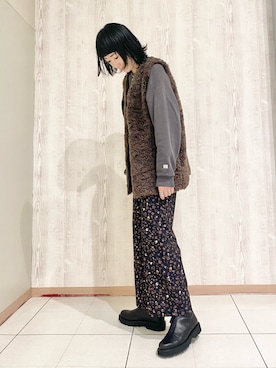 「B:MING by BEAMS（ビーミングバイビームス）のアイテム（スウェット）」を使った、hkmdさん（レディース・173cm）の秋コーディネート