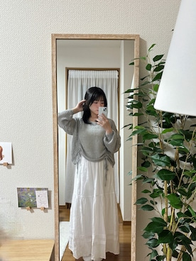 「archives（アルシーヴ）のアイテム（トップス）」を使った、ゆみさん（レディース・153cm）の春コーディネート