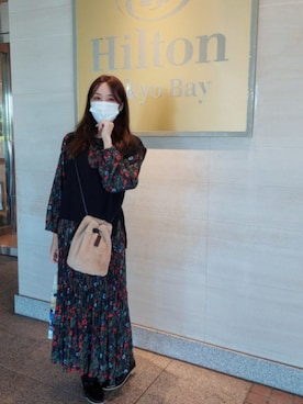 「HELIOPOLE（エリオポール）のアイテム」を使った、paruchi11さん（レディース・170cm）の冬コーディネート