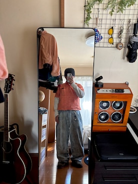 「Reebok（リーボック）のアイテム（帽子）」を使った、ittatataさん（メンズ・168cm）の春コーディネート